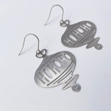 Midi Ho Ho Ho earrings in Silver