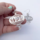 Midi Ho Ho Ho earrings in Silver