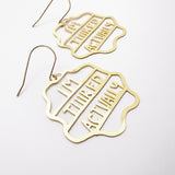 Midi I'm Tiiired Actually earrings in Gold