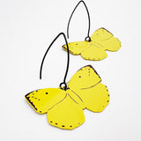 Midi Butterfly earrings in Lemon Migrant