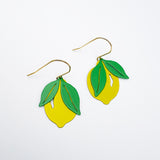Mini Lemon earrings in Yellow/Green