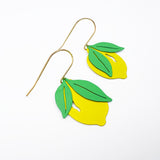 Mini Lemon earrings in Yellow/Green