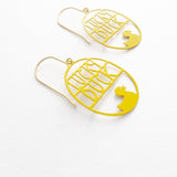 Mini Lucky Duck Dangles in Yellow