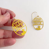 Mini Lucky Duck Dangles in Yellow