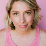 Midi Lyrebird earrings in Black/Brown