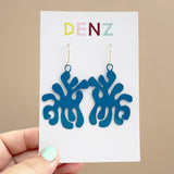 Matisse Shape earrings in Cobalt