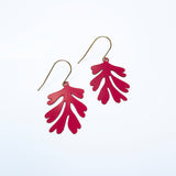 Mini Matisse Shape earrings in Red