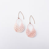 Mini Callisia earrings in Rose Gold