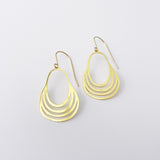 Mini Swinger earrings in Gold