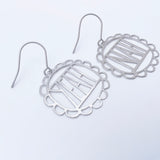 Mini Yeah Nah earrings in Silver