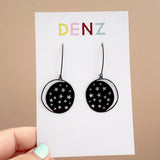 Moonstar earrings in Black