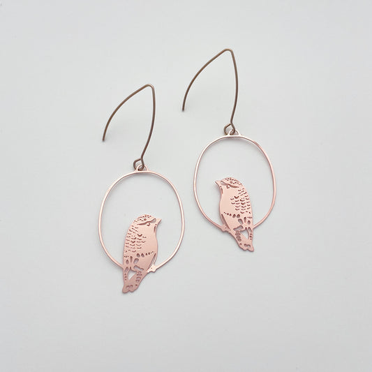 Pardalotes in Rose Gold