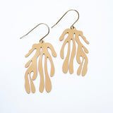 Midi Matisse Shape earrings in Peach