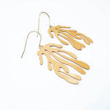 Midi Matisse Shape earrings in Peach