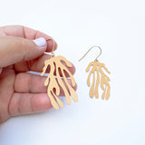 Midi Matisse Shape earrings in Peach