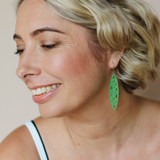 Peas in a Pod Earrings in Green