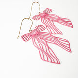 Pretty Bow earrings in Pink