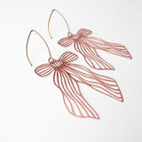 Pretty Bow earrings in Rose Gold