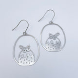 Midi Pudding earrings in Silver