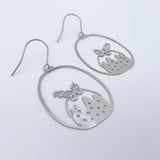 Midi Pudding earrings in Silver