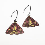 Midi Moth earrings in Sheep Moth