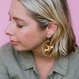 Sleigh My Name earrings in Gold