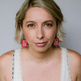 Midi Stamp earrings in LOVE