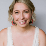 Midi Stamp earrings in Black Swans