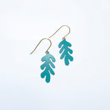 Mini Matisse Shape earrings in Teal