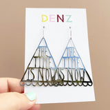 The Time is Now earrings in Silver