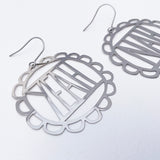 Yeah Nah earrings in Silver